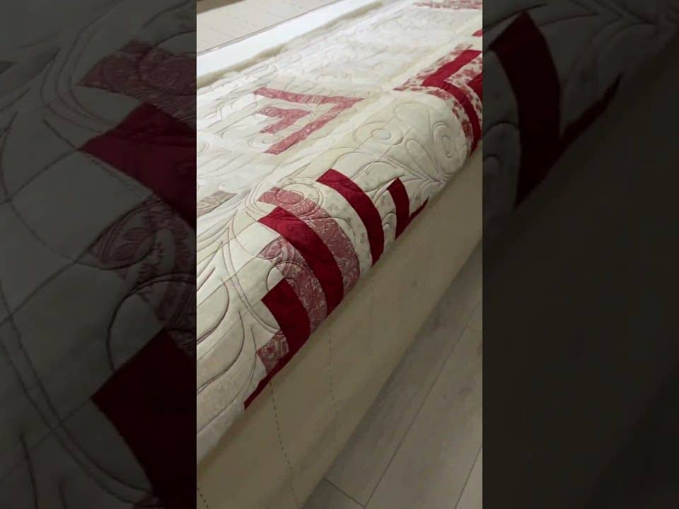 Cathy’s “Log Cabin” quilt - Longarm quilted by Maynard Longarm Quilting