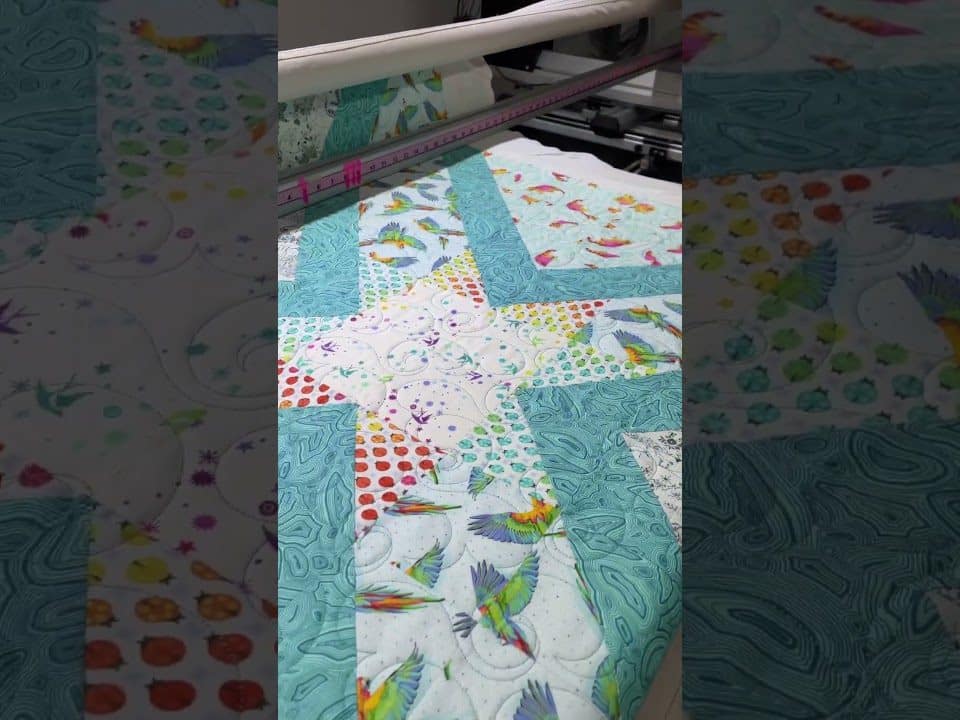 Maryann’s Baby Quilt - Longarm quilted by Maynard Longarm Quilting