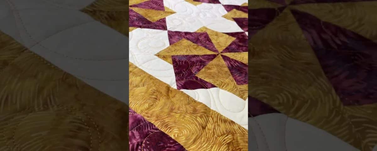 Carol L’s Quilt - Longarm quilted by Maynard Longarm Quilting