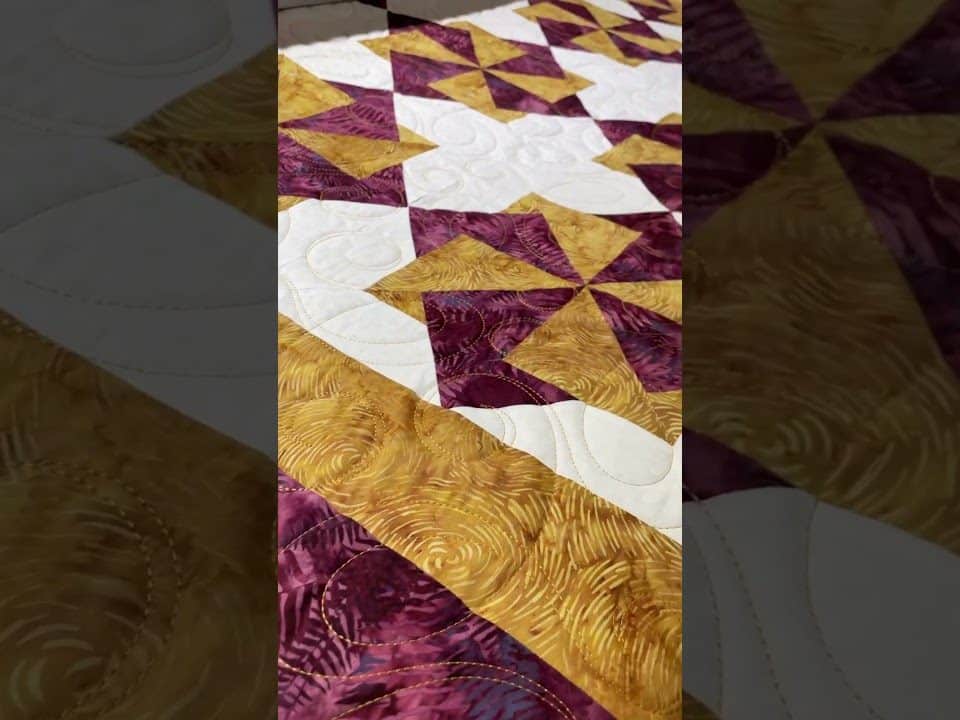 Carol L’s Quilt - Longarm quilted by Maynard Longarm Quilting