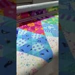 Carol’s “Nebula with Tula Pink fabrics” - Longarm quilted by Maynard Longarm Quilting