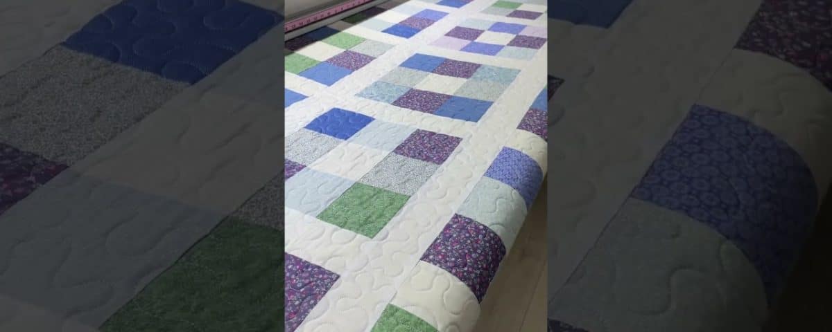 JoAnn’s “9-Patch” quilt - Longarm quilted by Maynard Longarm Quilting