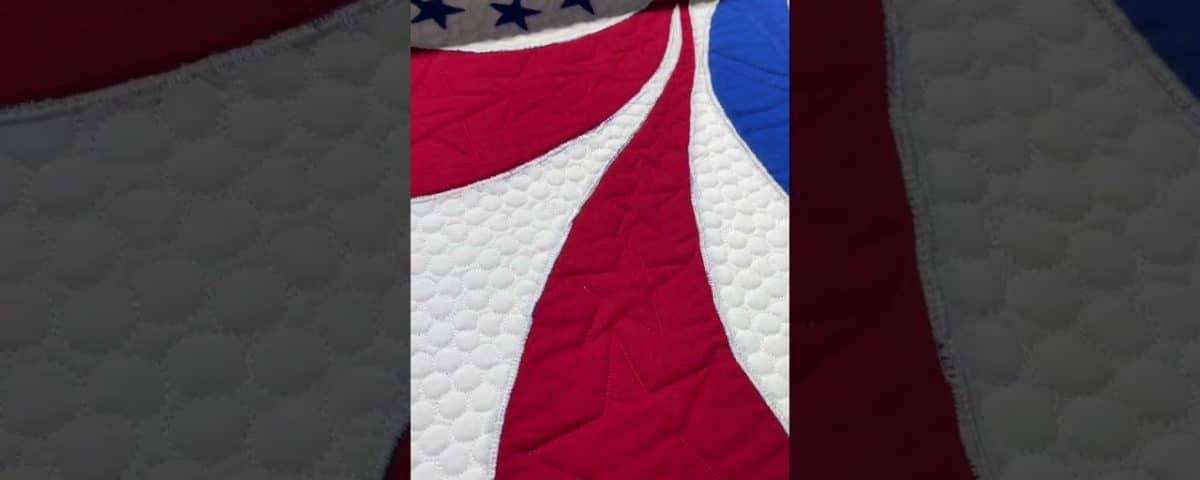 Judy’s “76er’s” quilt - Longarm quilted by Maynard Longarm Quilting