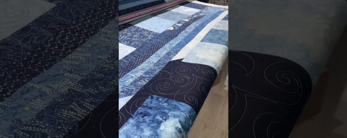 Sandy’s “Squares & Strips” Quilt - Longarm quilted by Maynard Longarm Quilting