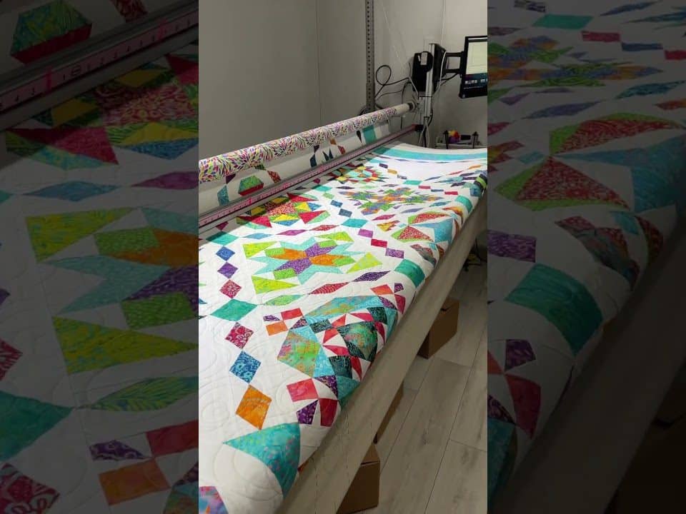 Sharon’s “Blankety Blank” quilt - Longarm quilted by Maynard Longarm Quilting