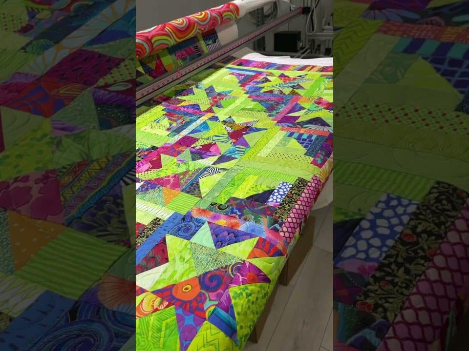 Peach’s “Special Kaffe” quilt - Longarm quilted by Maynard Longarm Quilting
