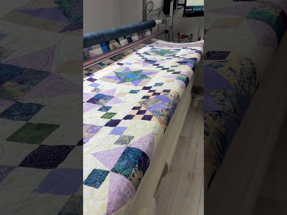 Susan’s “Shop Hop” quilt - Longarm quilted by Maynard Longarm Quilting