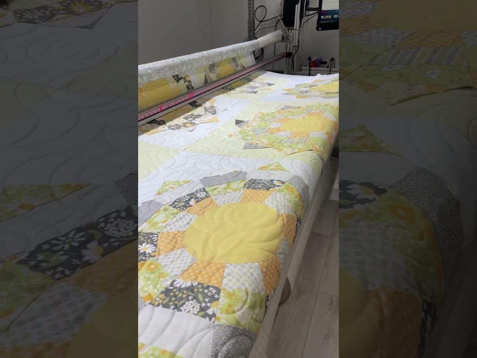 Marie’s “Dresden” quilt - Longarm quilted by Maynard Longarm Quilting
