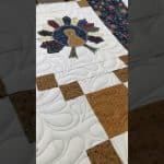 Marie’s “Turkey Trot” quilt - Longarm quilted by Maynard Longarm Quilting