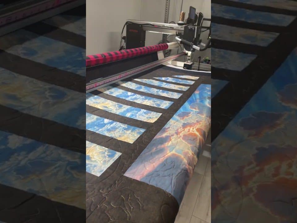 Janay’s “Soaring Eagle” quilt - Longarm quilted by Maynard Longarm Quilting