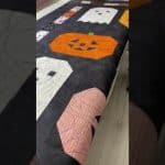 Jaimee’s “Ghosts & Pumpkins” quilt - Longarm quilted by Maynard Longarm Quilting