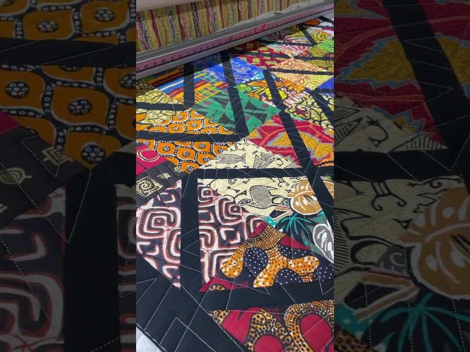 Rose’s “Zig Zag” quilt - Longarm quilted by Maynard Longarm Quilting