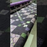 Elaine’s “Plumming Greens” quilt - Longarm quilted by Maynard Longarm Quilting