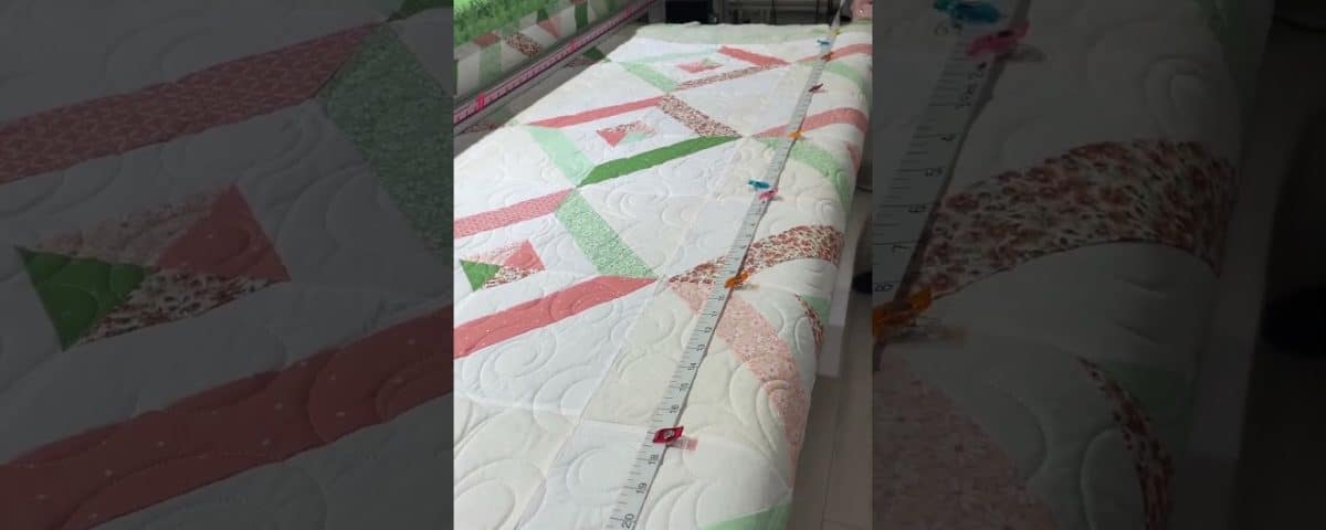 Esther’s “String” quilt - Longarm quilted by Maynard Longarm Quilting