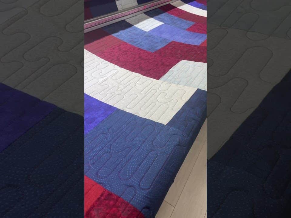 Carol B’s “QOV” quilt - Longarm quilted by Maynard Longarm Quilting