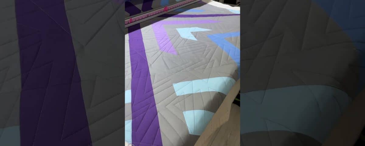 Crystal’s “Purple Homecoming” quilt - Longarm quilted by Maynard Longarm Quilting