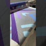Crystal’s “Purple Homecoming” quilt - Longarm quilted by Maynard Longarm Quilting