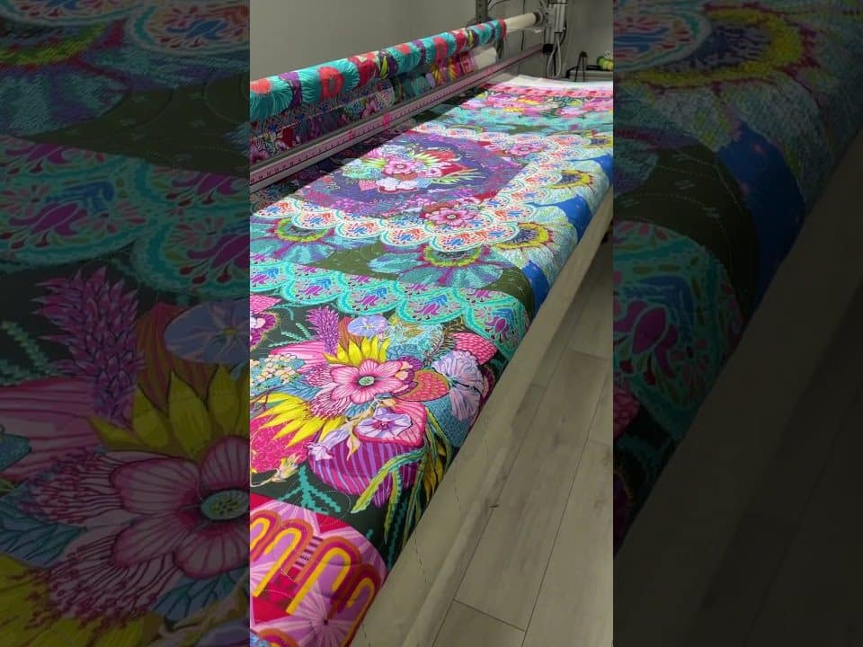Pattie’s “Anna Marie” quilt - Longarm quilted by Maynard Longarm Quilting