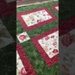 Loretta’s Table runner - Longarm quilted by Maynard Longarm Quilting