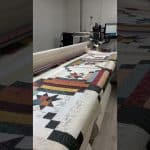 Diane’s “Shashed Stars” quilt - Longarm quilted by Maynard Longarm Quilting