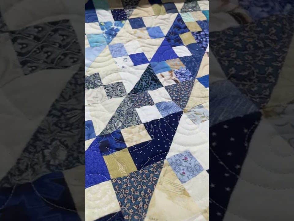 Carol’s “Blue Ridge Beauty” quilt!! - Longarm quilted by Maynard Longarm Quilting