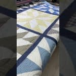 Danielle’s “Dad’s Dress Shirts” quilt - Longarm quilted by Maynard Longarm Quilting