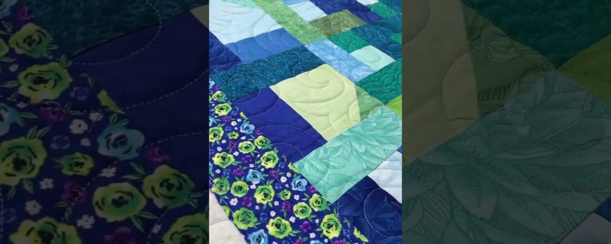 Barb’s “Puzzle” quilt - Longarm quilted by Maynard Longarm Quilting