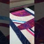Yvette’s “Modern” Table Runner - Longarm quilted by Maynard Longarm Quilting