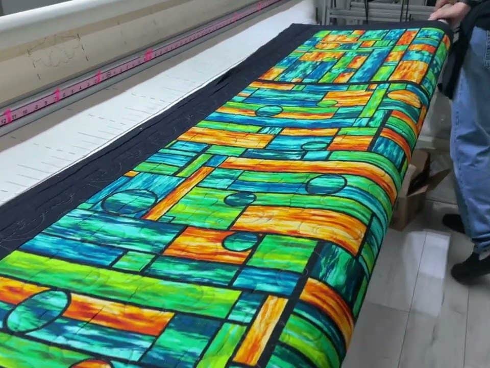 Barb’s quilt - Longarm quilted by Maynard Longarm Quilting