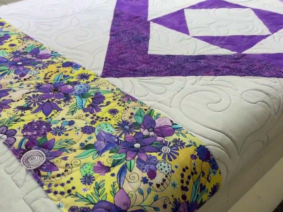 Carol B’s “Mystery Quilt” - Longarm quilted by Maynard Longarm Quilting