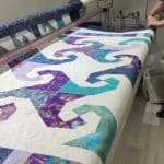 Barb’s “Snail Trail” quilt - Longarm quilted by Maynard Longarm Quilting