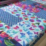 Cathy’s “Sassy Tumble Block” quilt - Longarm quilted by Maynard Longarm Quilting