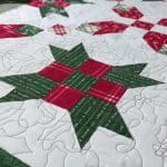 Justine’s “Christmas” Quilt - Longarm quilted by Maynard Longarm Quilting