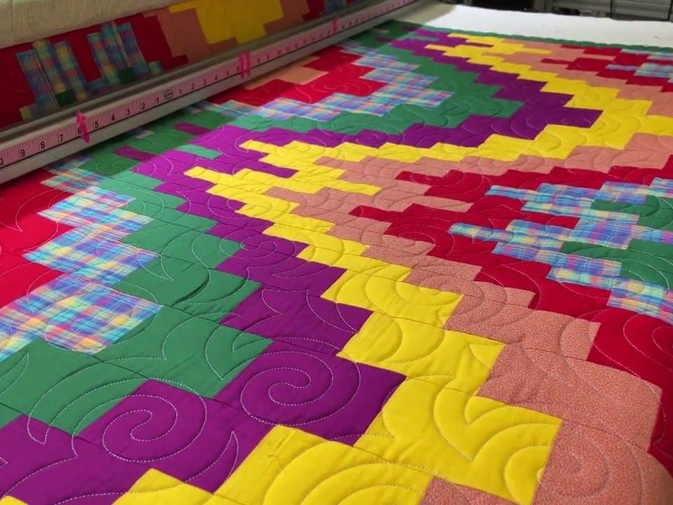 Donna’s “Bargello” Quilt - Longarm quilted by Maynard Longarm Quilting