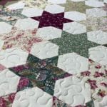Cathie’s “Stars & Hexies” Quilt - Longarm quilted by Maynard Longarm Quilting