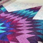 Carol’s “Easy Lone Star” quilt - Longarm quilted by Maynard Longarm Quilting