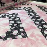 Eileen’s “Pink Lambs” baby quilt - Longarm quilted by Maynard Longarm Quilting