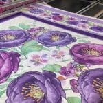 Vicki’s “Peony panel” quilt - Longarm quilted by Maynard Longarm Quilting