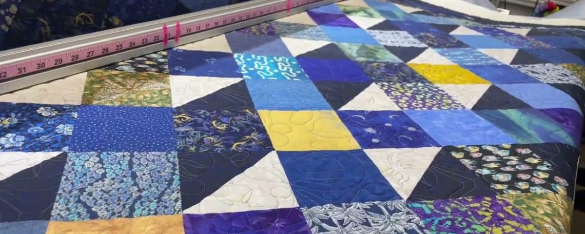 Donna’s “Simply Serene” quilt - Longarm quilted by Maynard Longarm Quilting