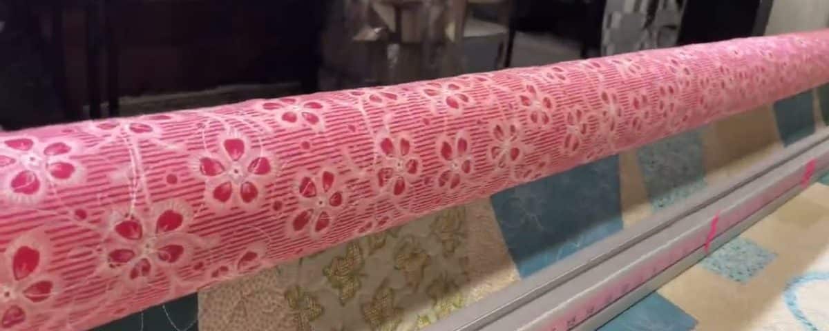 Justine’s “Baskets” quilt - Longarm quilted by Maynard Longarm Quilting