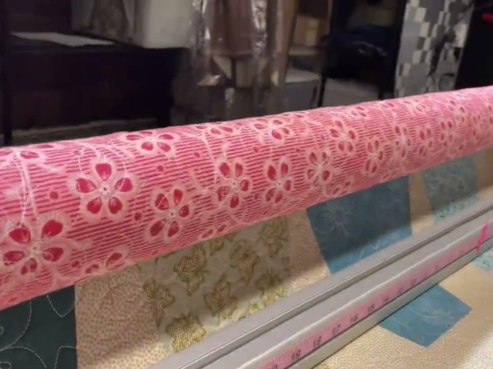 Justine’s “Baskets” quilt - Longarm quilted by Maynard Longarm Quilting