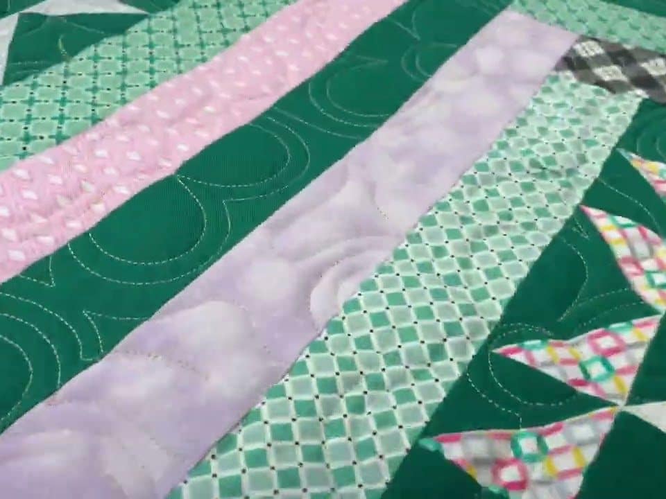 Gaylen’s “Cabin Nights, by Prairie” - Longarm quilted by Maynard Longarm Quilting