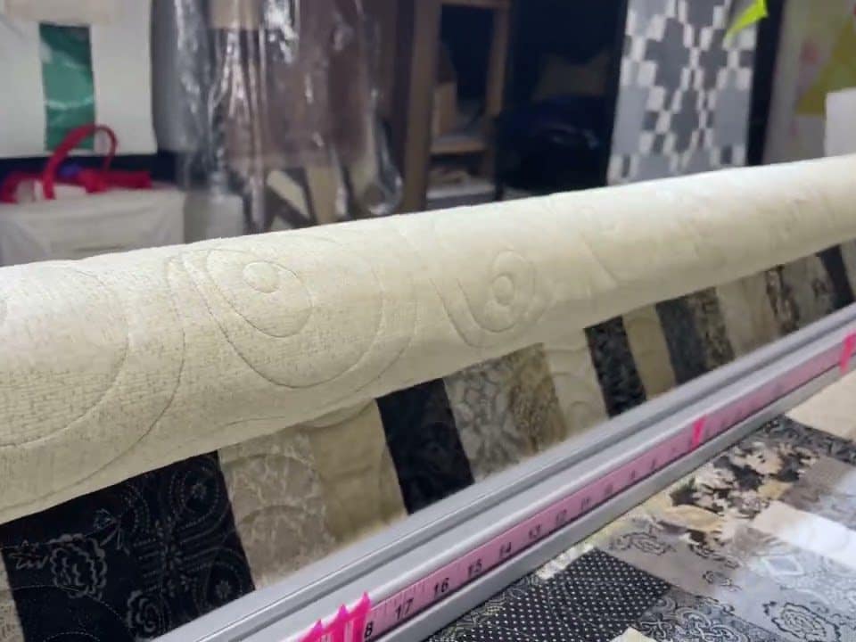 Edie’s “Modified Rail-Fence” quilt - Longarm quilted by Maynard Longarm Quilting