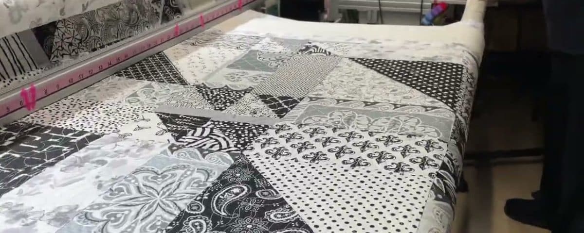 Barb’s “B&W Organized Scrappy” quilt - Longarm quilted by Maynard Longarm Quilting