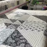 Barb’s “B&W Organized Scrappy” quilt - Longarm quilted by Maynard Longarm Quilting