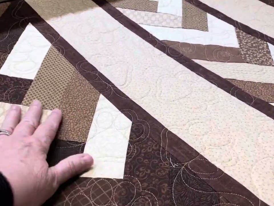 Doreen’s “Braid in a Day” quilt - Longarm quilted by Maynard Longarm Quilting