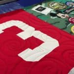 Lois’s “T-Shirt” quilt - Longarm quilted by Maynard Longarm Quilting