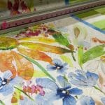 Gloria’s “Flower Panel” quilt - Longarm quilted by Maynard Longarm Quilting