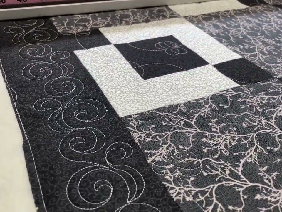 Vicki’s “Stepping Stones” quilt - Longarm quilted by Maynard Longarm Quilting