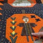 Brenda’s “Wooly Halloween” wall hanging - Longarm quilted by Maynard Longarm Quilting